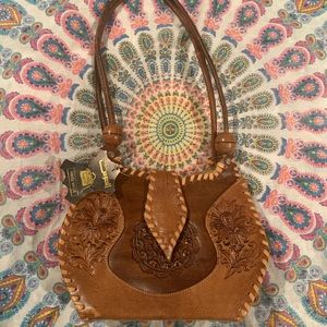 NWT Genuine leather handmade bag